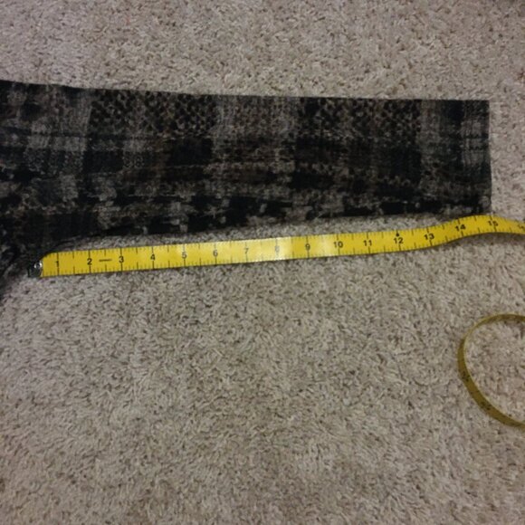 Haggar Clothing Stretchy Patchwork Cowl Turtleneck Top - XL - Picture 16 of 16